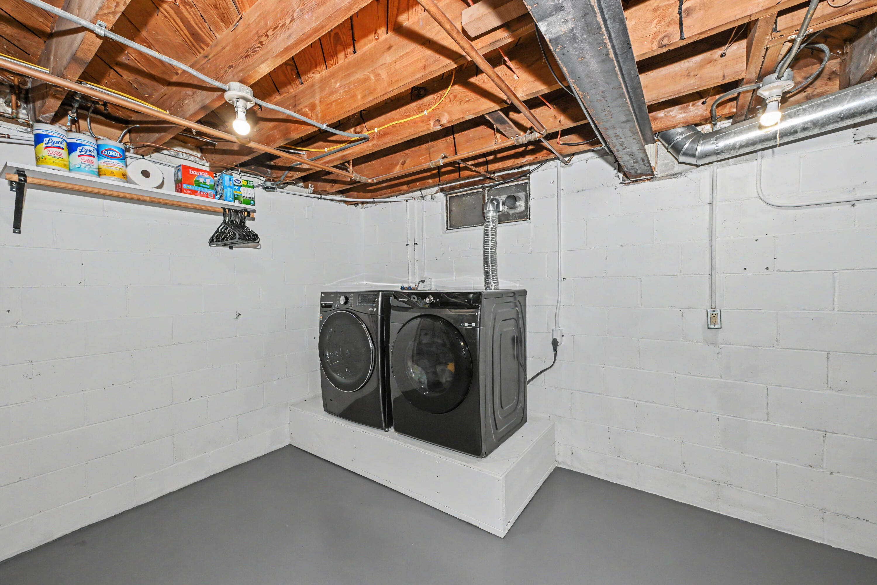 110 Polk Street Slinger, WI 53086 - Photo 19 of 28 Basement Laundry