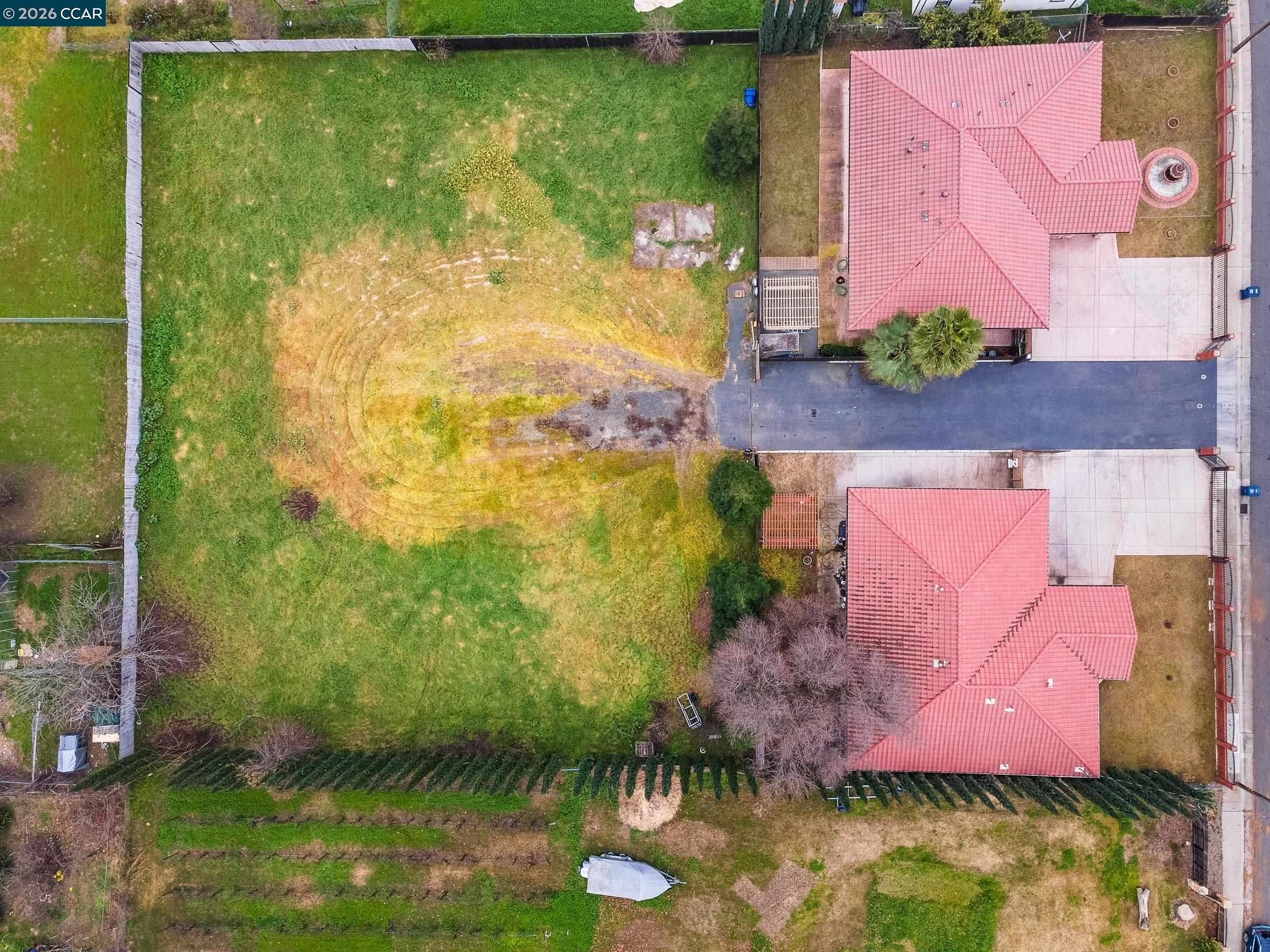 1021 Azusa Street Sacramento, CA 95833 - Photo 4 of 26 an aerial view of residential house with pool and yard