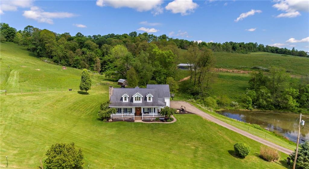 A beautiful home on 14 acres.