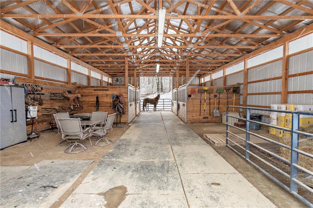391 Bacon Run Road Clarksville, PA 15322 - Photo 7 of 25 Four stalls in total with rear entrance leads to the fields.