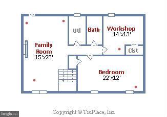 107 Rutledge Road Queenstown, MD 21658 - Photo 30 of 30 Lower Level Floorplan