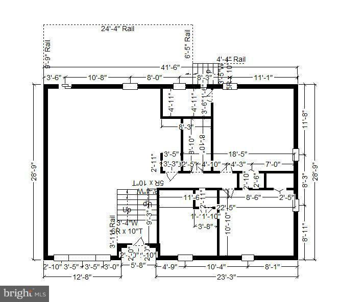 107 Rutledge Road Queenstown, MD 21658 - Photo 24 of 30 Property Dimensions Main Level