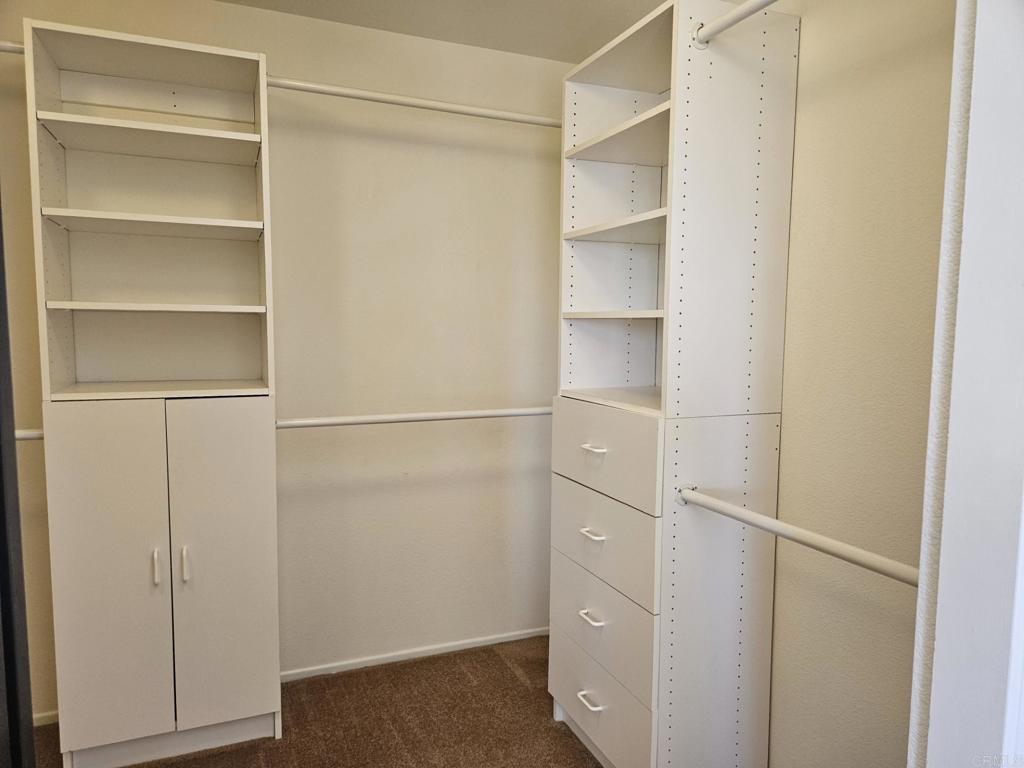 9329 Parus Point San Diego, CA 92129 - Photo 13 of 30 a view of walk in closet with empty racks