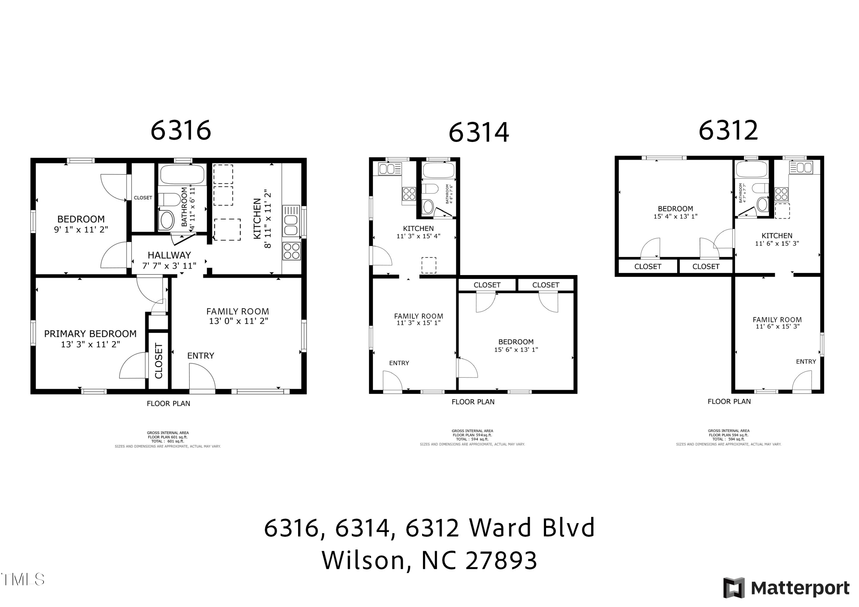 6316 Ward Boulevard Wilson, NC 27893 - Photo 36 of 36 a picture of a floor plan
