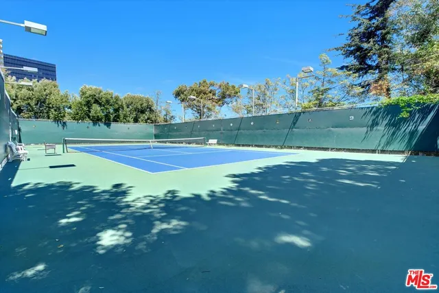 a view of a tennis court