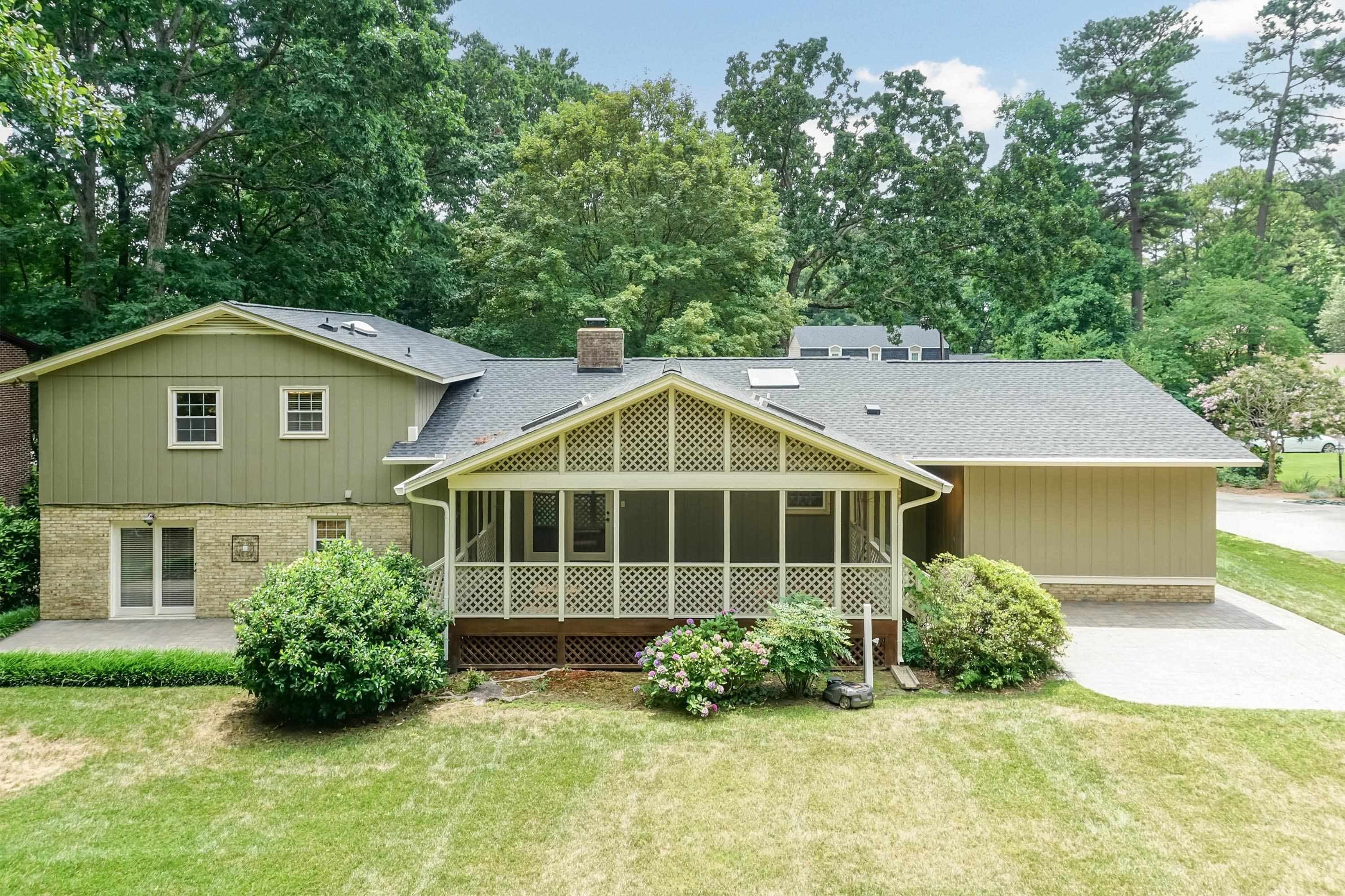 4104 Pepperton Drive Raleigh, NC 27606 - Photo 3 of 47 Exterior Back Elevation