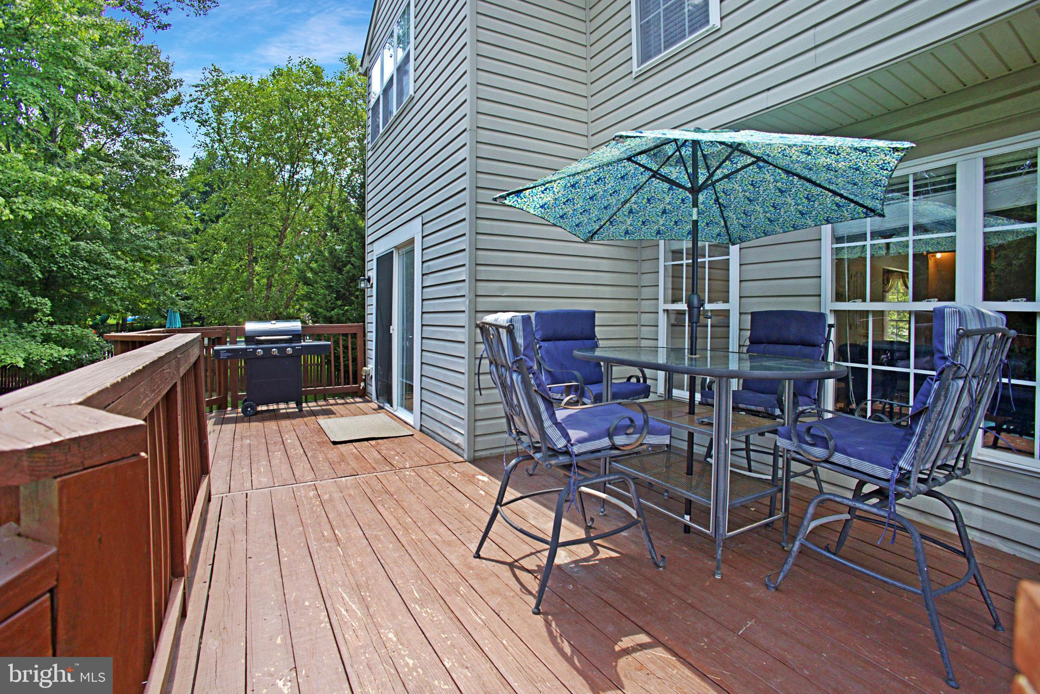 6008 Sandy Ridge Elkridge, MD 21075 - Photo 24 of 31 Large Deck with space to cook and entertain