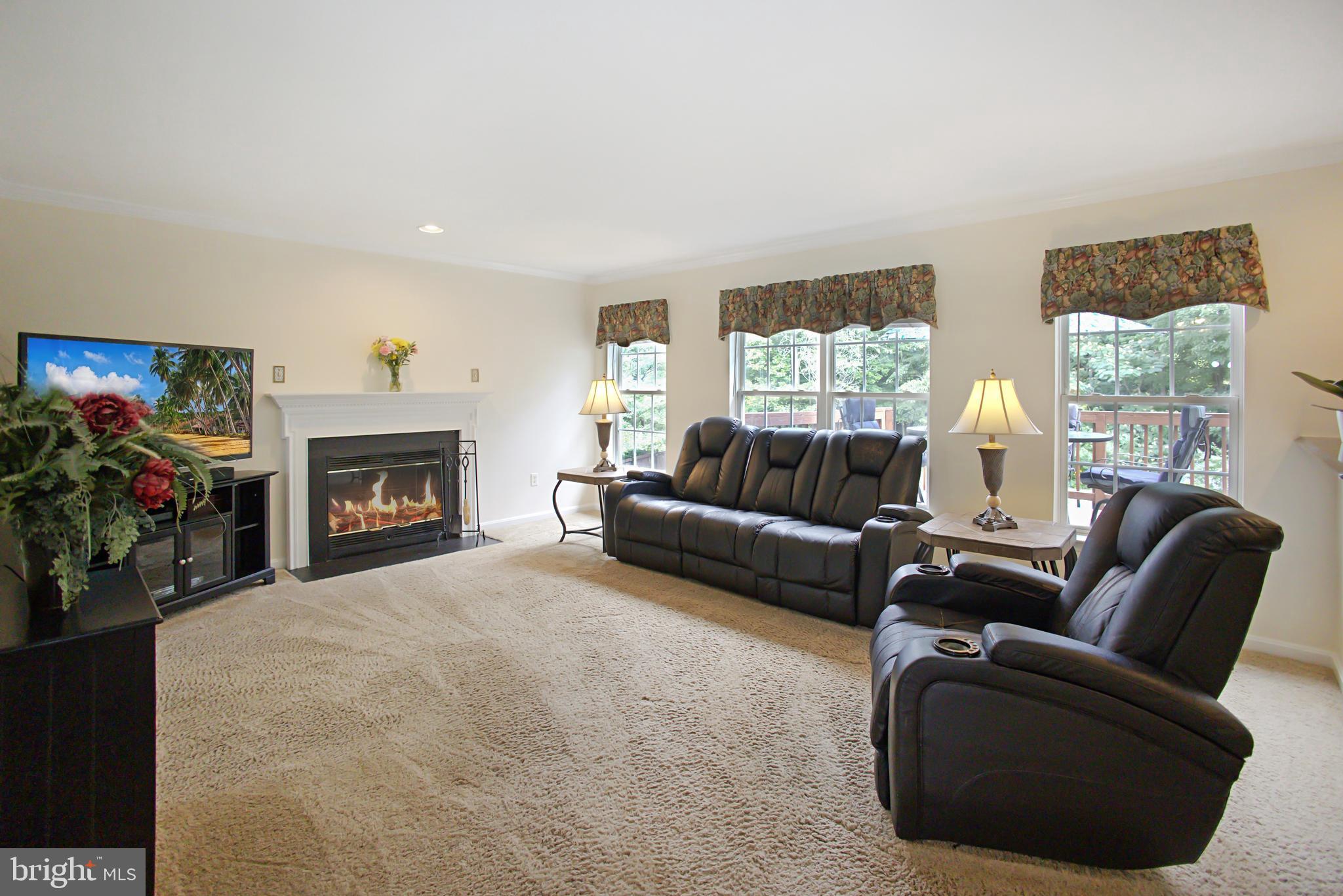 6008 Sandy Ridge Elkridge, MD 21075 - Photo 8 of 31 Family Room with Fireplace