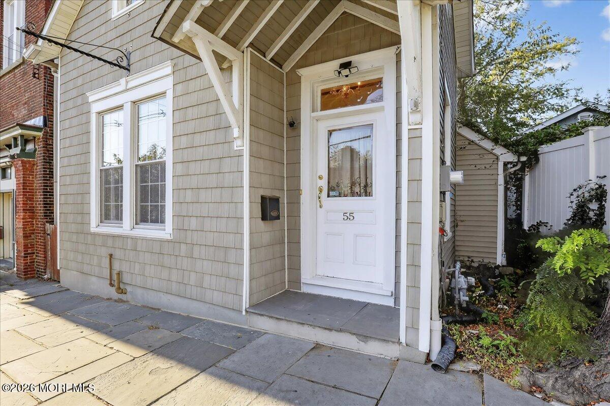 55 East Front Street Keyport, NJ 07735 - Photo 6 of 42 a front view of a house with a shower