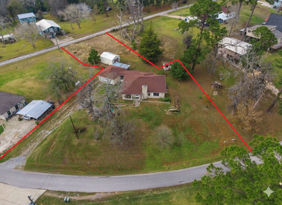 61 Campfire Circle Coldspring, TX 77331 - Photo 23 of 30 Estimated outline of the property - please use survey to verify. The property has three lots totaling 0.6 acres.