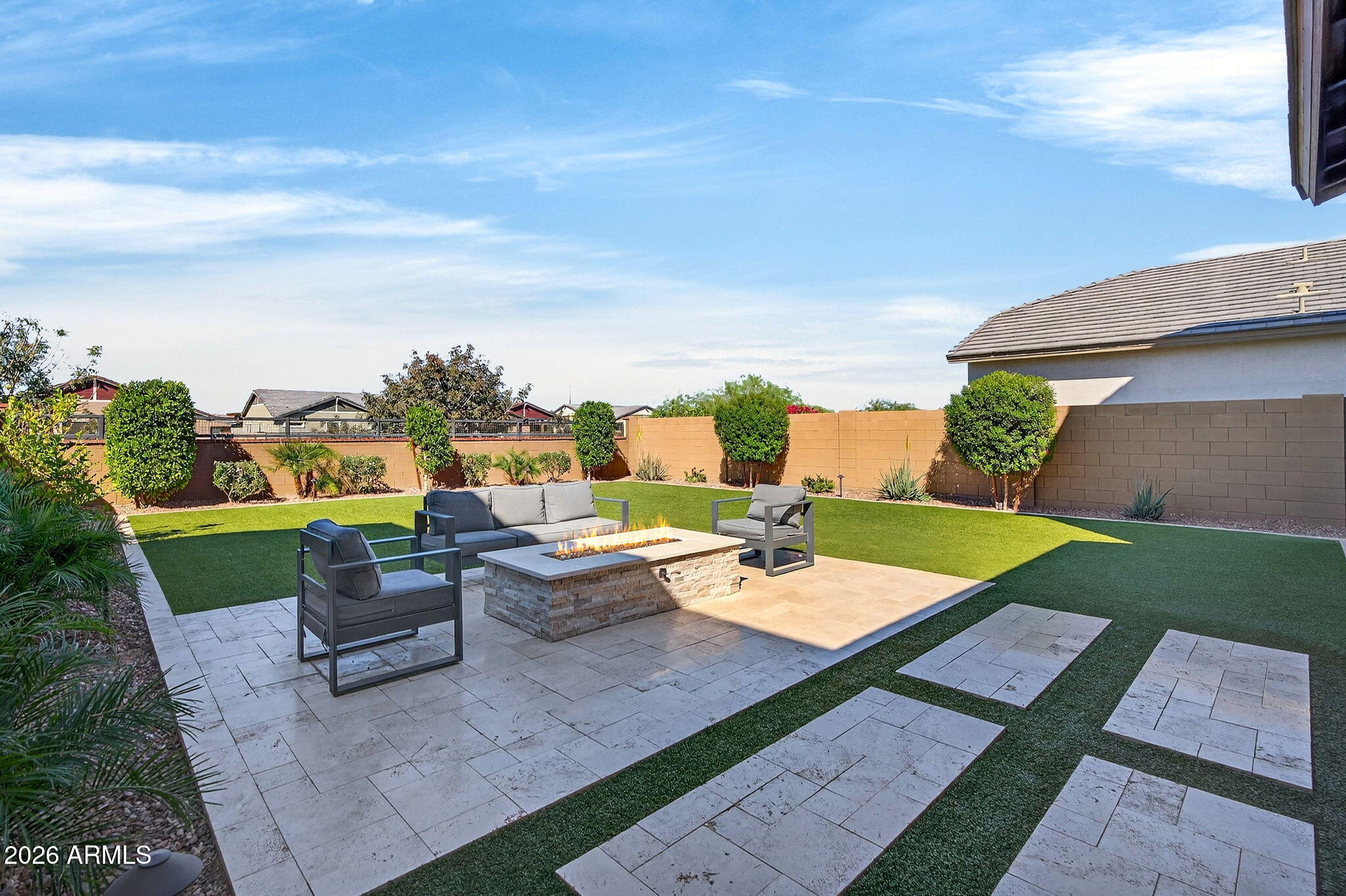 4112 East Appaloosa Road Gilbert, AZ 85296 - Photo 47 of 66 a view of an outdoor sitting space