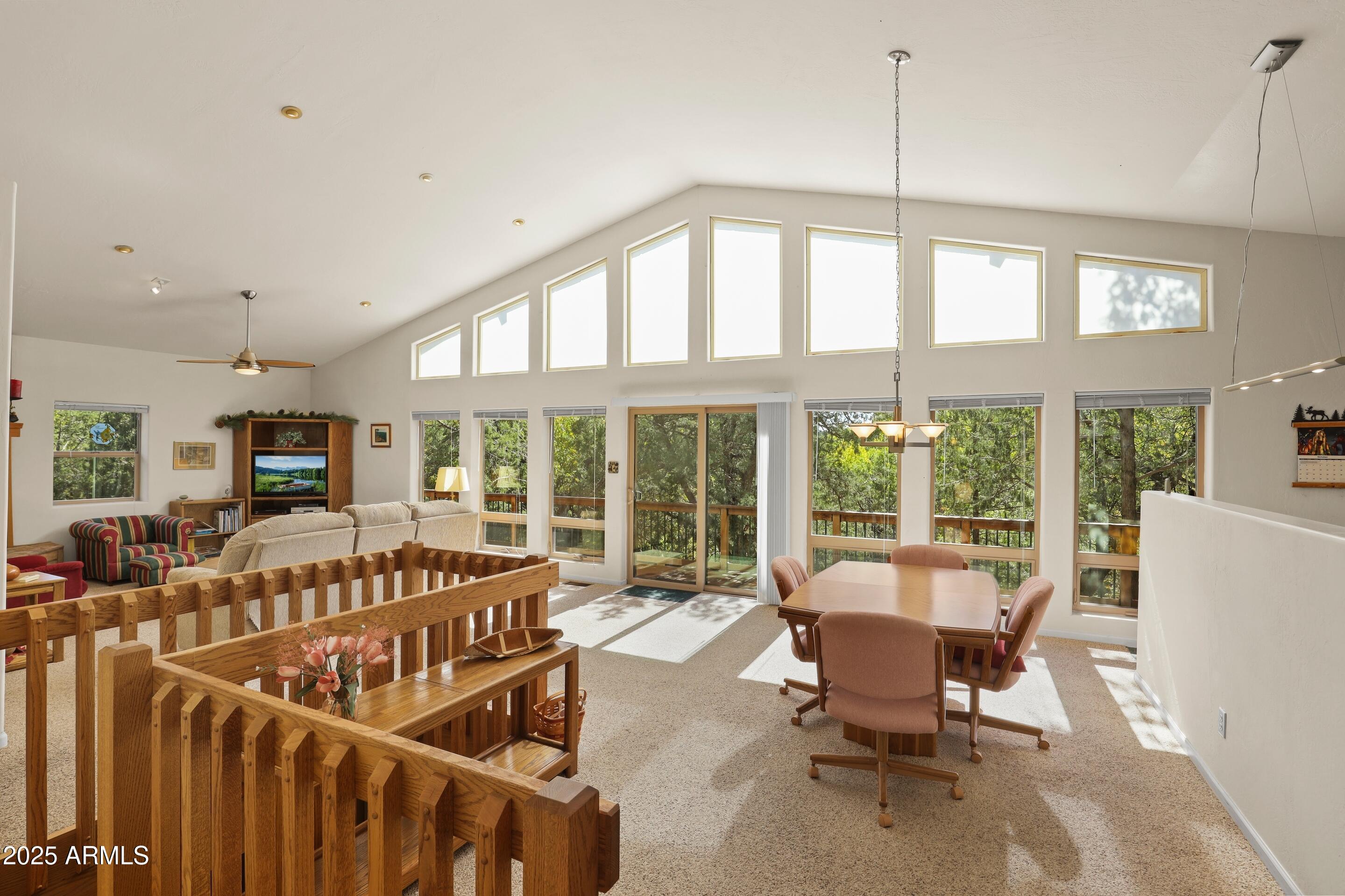 989 Verde Road Payson, AZ 85541 - Photo 11 of 44 a view of a dining room with furniture window and outside view