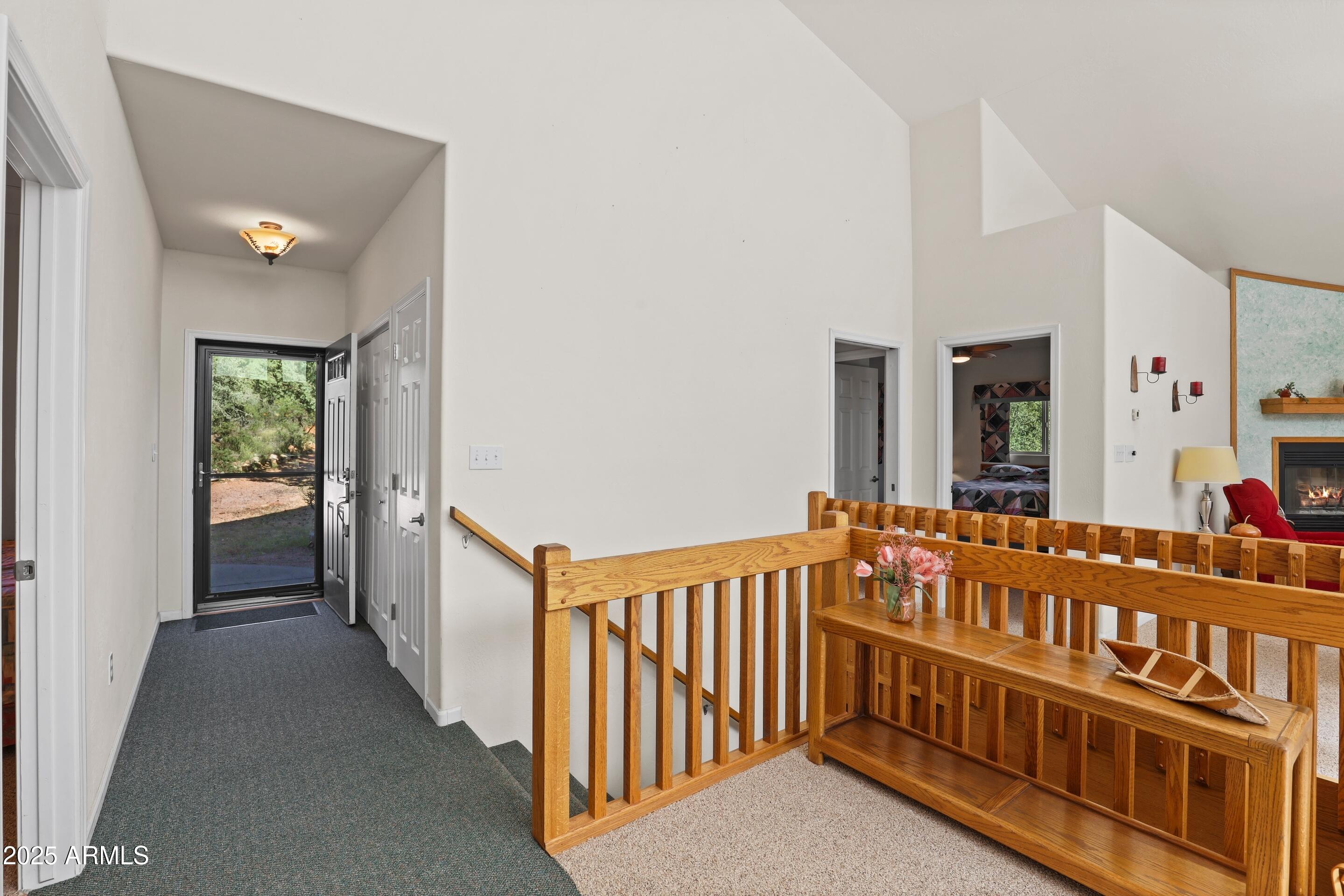 989 Verde Road Payson, AZ 85541 - Photo 23 of 44 a view of a porch with wooden floor and windows