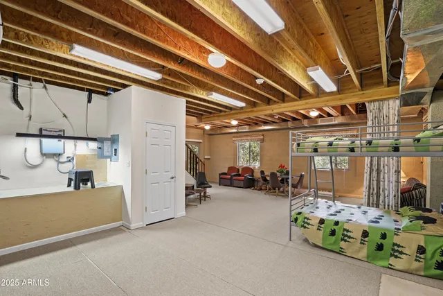 a view of storage and utility room