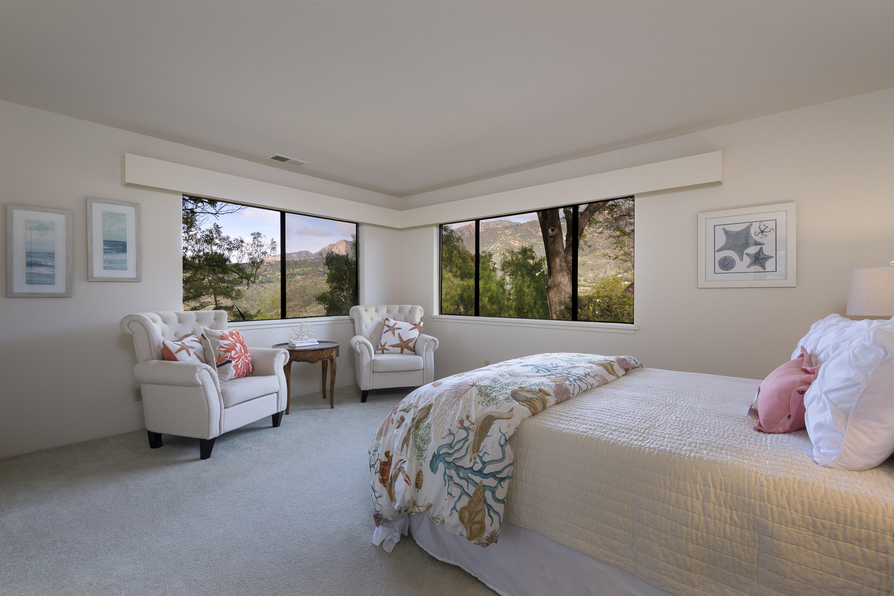 100 Sierra Vista Road Montecito, CA 93108 - Photo 11 of 28 Bedroom 4 - West wing