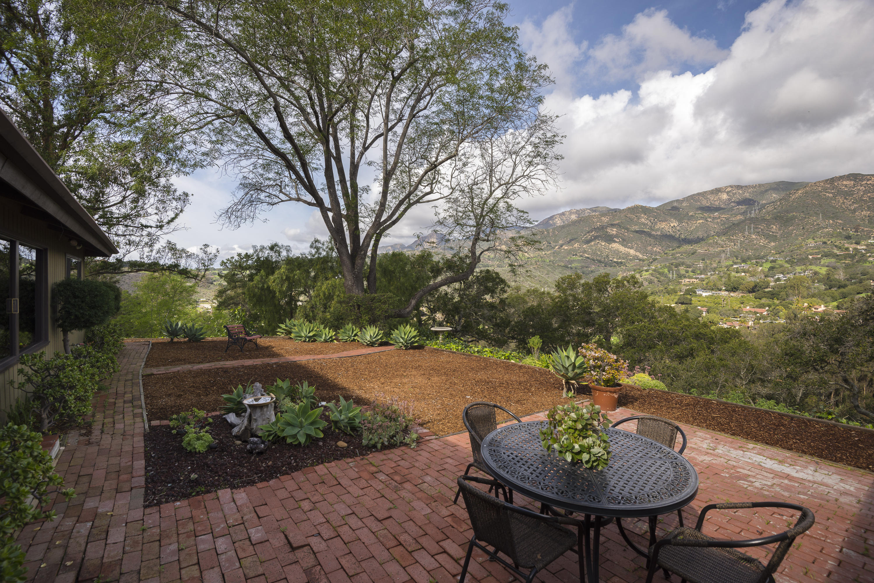 100 Sierra Vista Road Montecito, CA 93108 - Photo 15 of 28 Patio on north side w/views