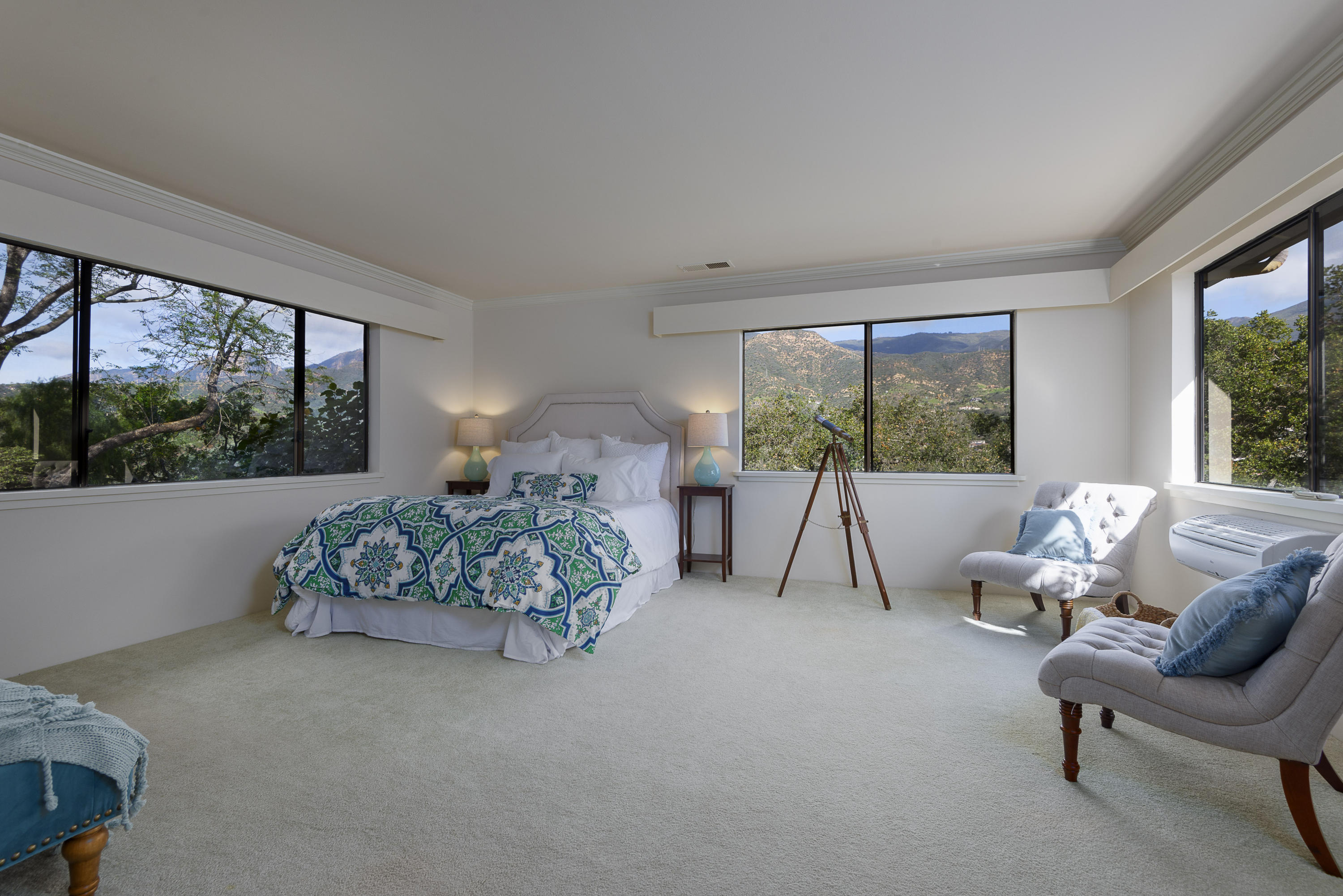100 Sierra Vista Road Montecito, CA 93108 - Photo 7 of 28 Master Suite - views on 3 sides