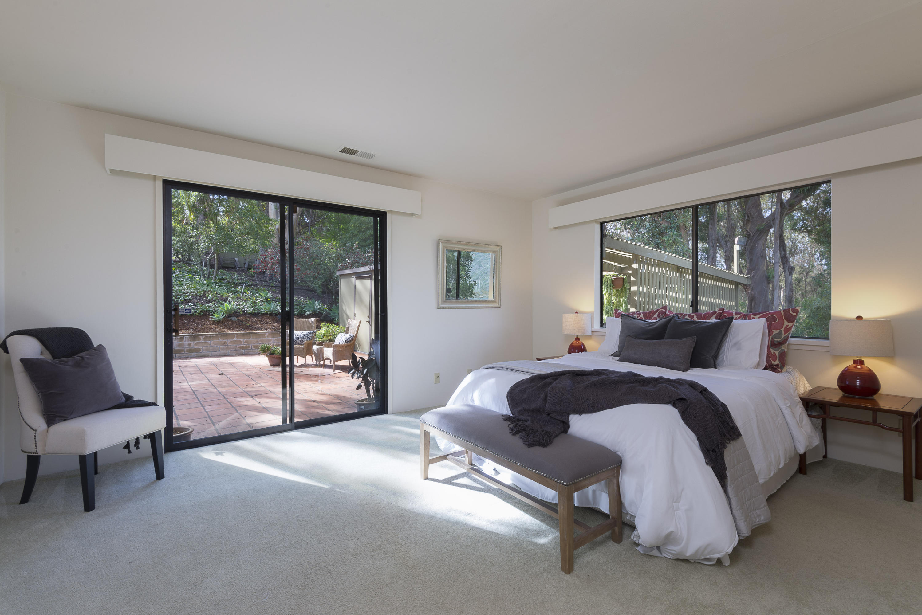 100 Sierra Vista Road Montecito, CA 93108 - Photo 10 of 28 Bedroom 3 - West wing