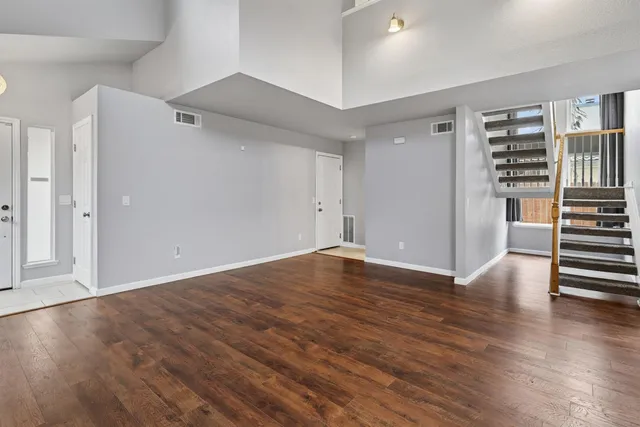 wooden floor in an empty room