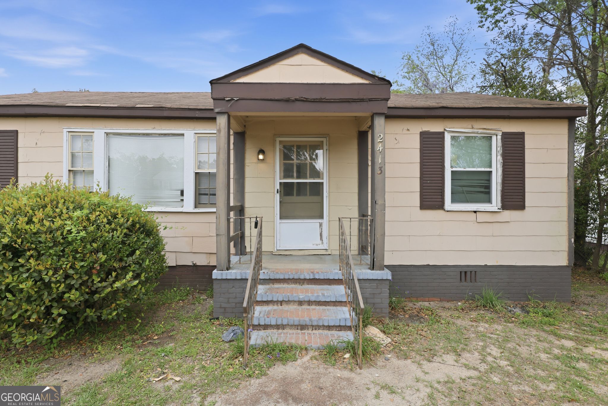 front view of a house