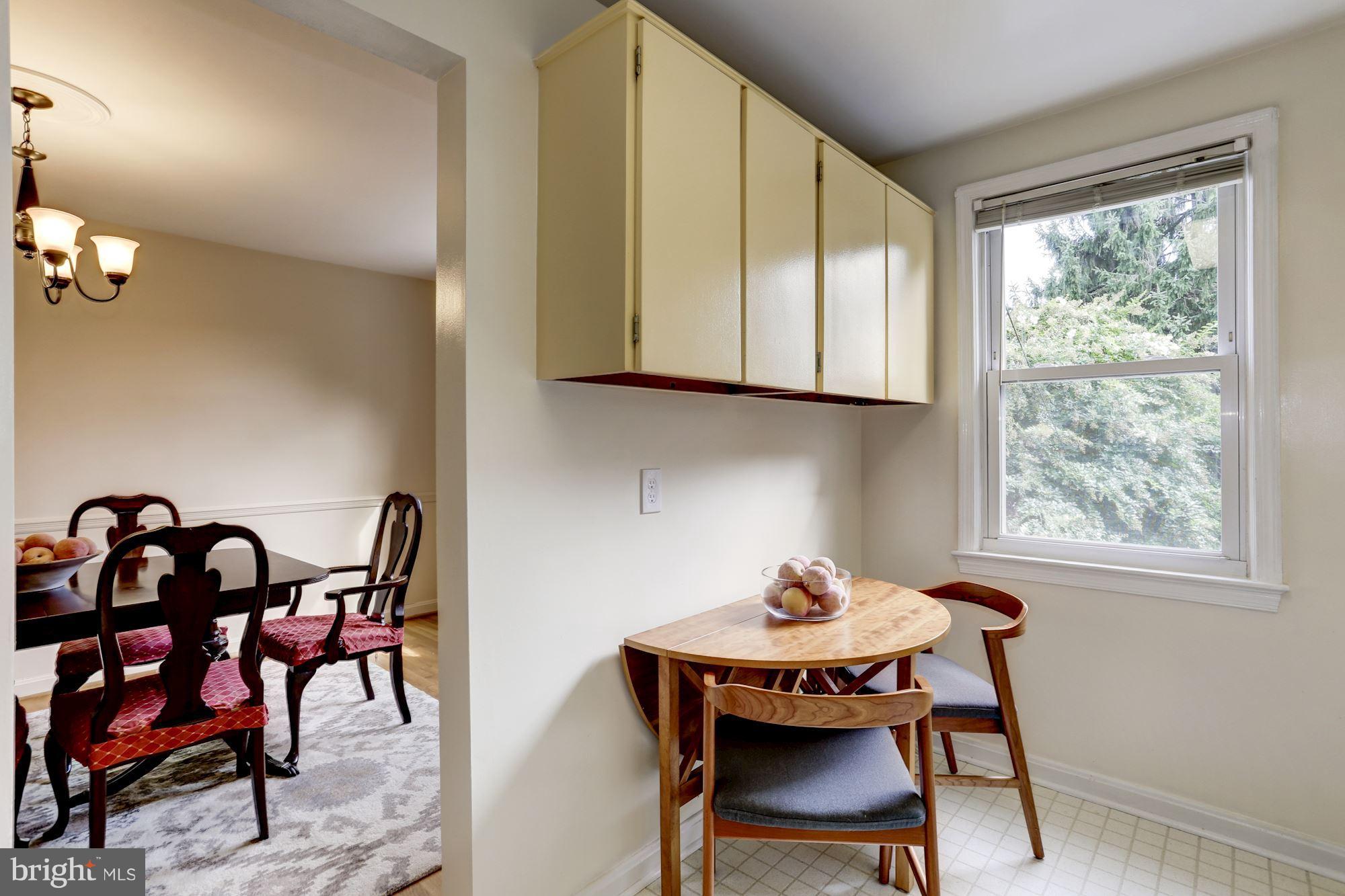2918 Upton Street Northwest Washington, DC 20008 - Photo 11 of 30 Kitchen with Breakfast Area