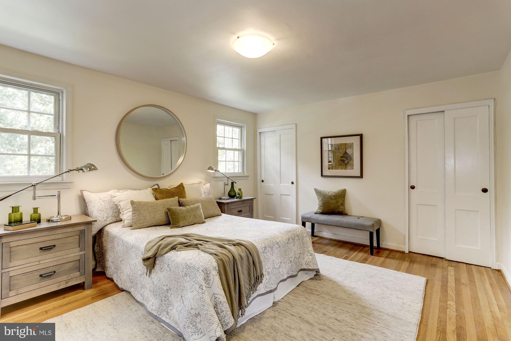 2918 Upton Street Northwest Washington, DC 20008 - Photo 15 of 30 Master Bedroom with 2 Closets