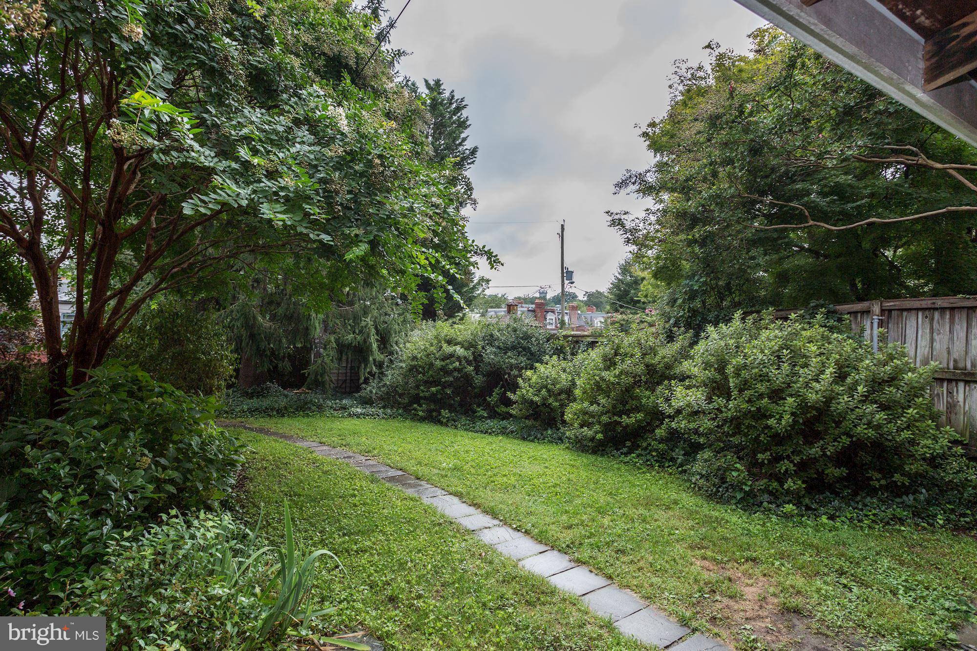 2918 Upton Street Northwest Washington, DC 20008 - Photo 27 of 30 Large Back Yard