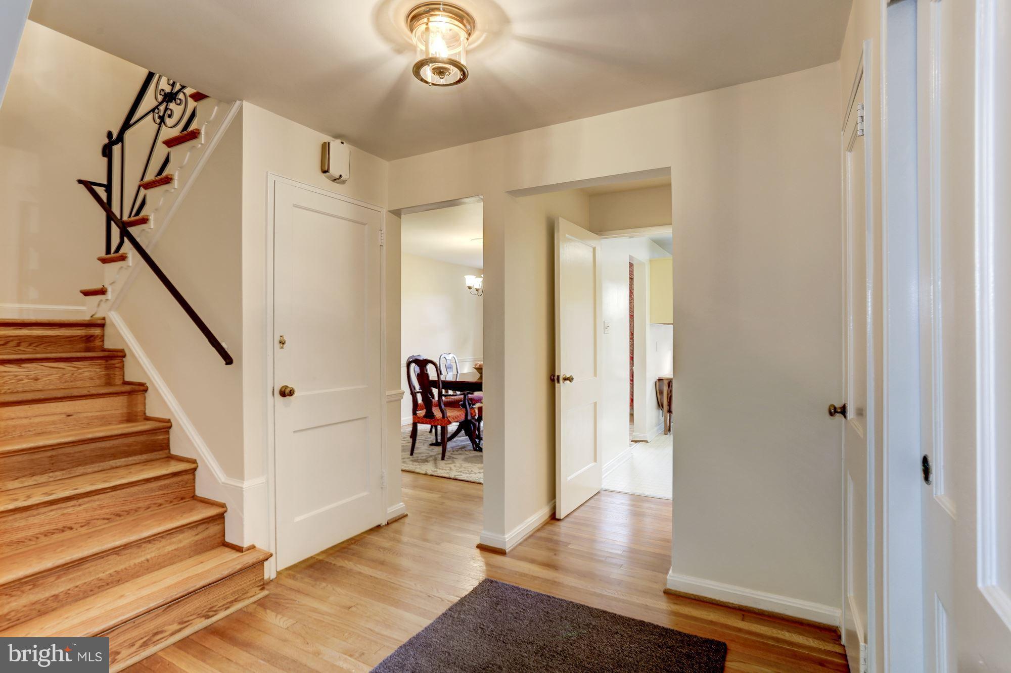 2918 Upton Street Northwest Washington, DC 20008 - Photo 6 of 30 Center Hall with 2 Closets