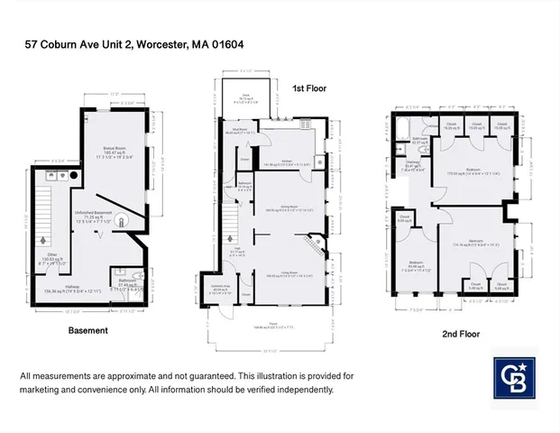 $2,900 | 57 Coburn Avenue, Unit 2, Worcester, MA 01604