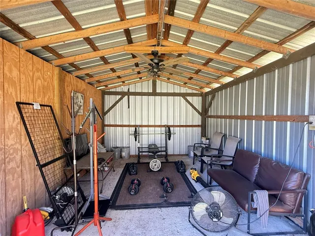 a view of a backyard of the house