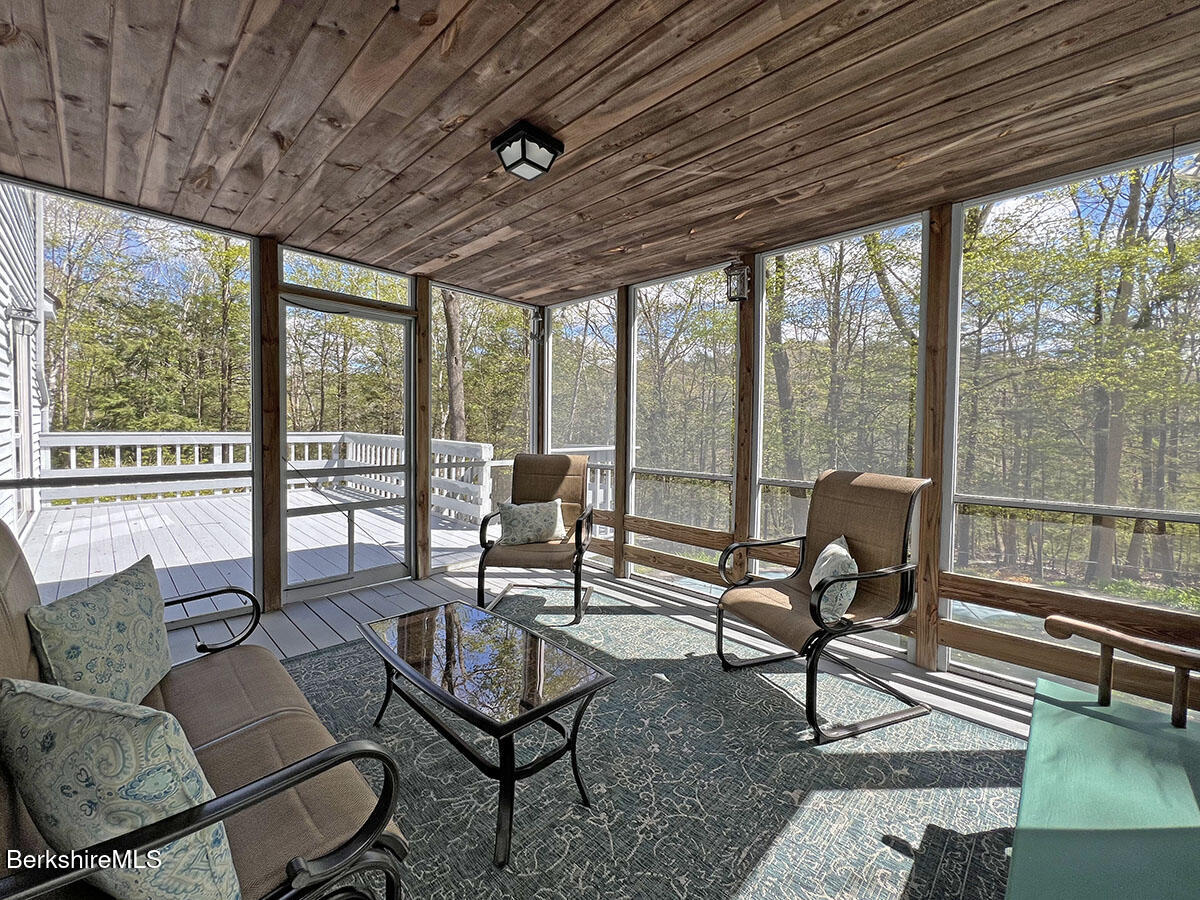 7 Stonebridge Way Tyringham, MA 01238 - Photo 41 of 46 SCREEN PORCH TO DECK