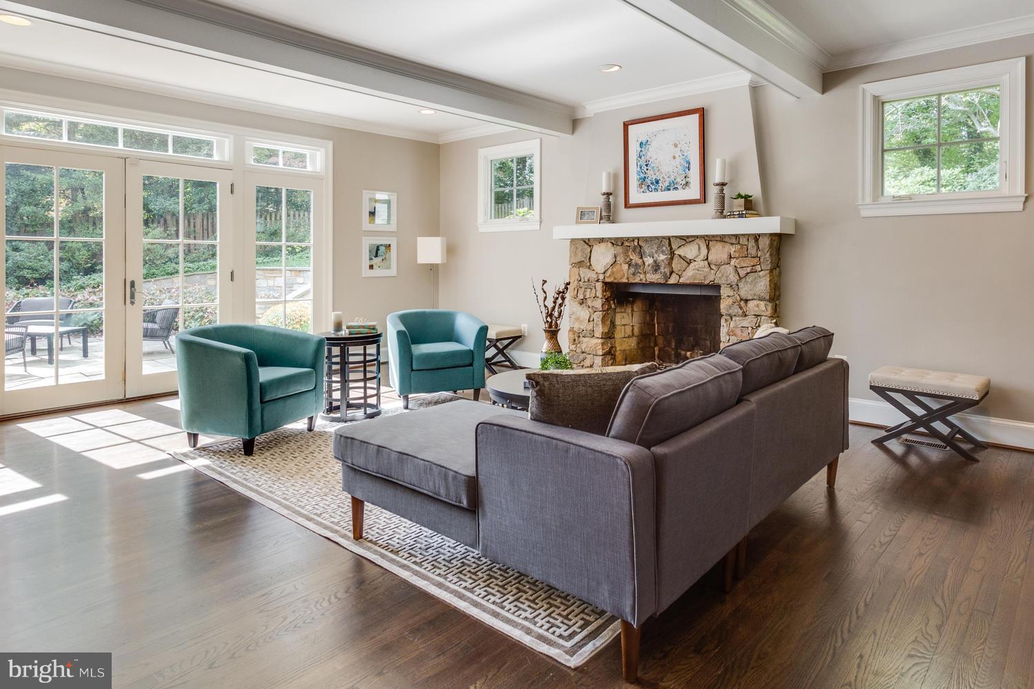 1700 Crescent Lane McLean, VA 22201 - Photo 12 of 30 a living room with furniture and a fireplace