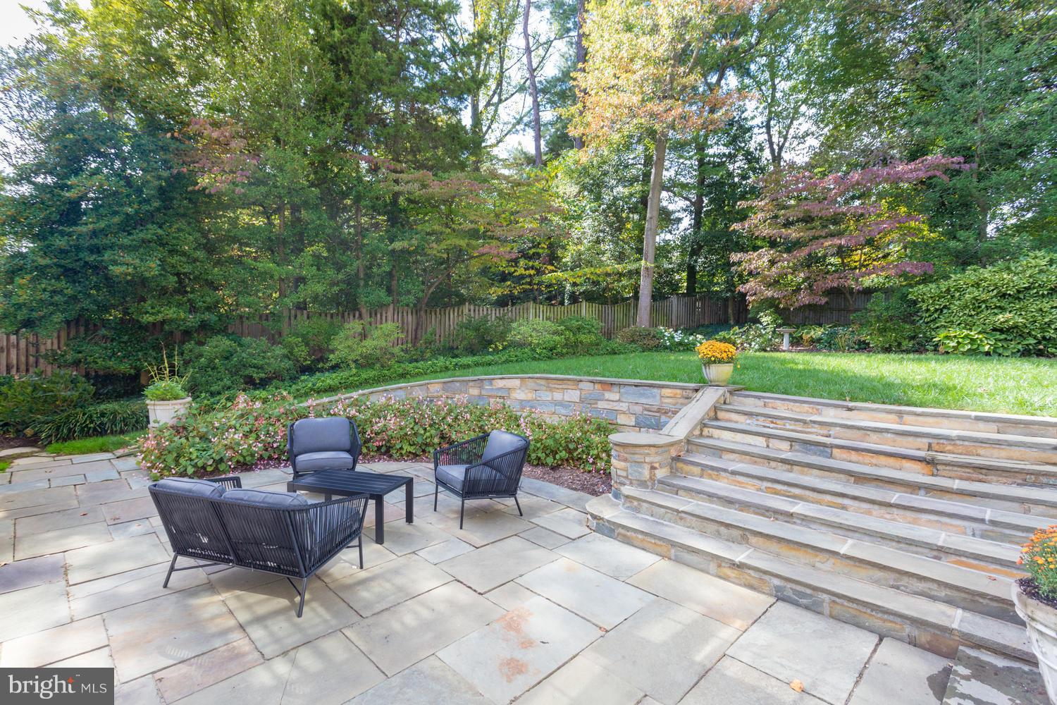 1700 Crescent Lane McLean, VA 22201 - Photo 27 of 30 a view of a backyard with sitting area and garden