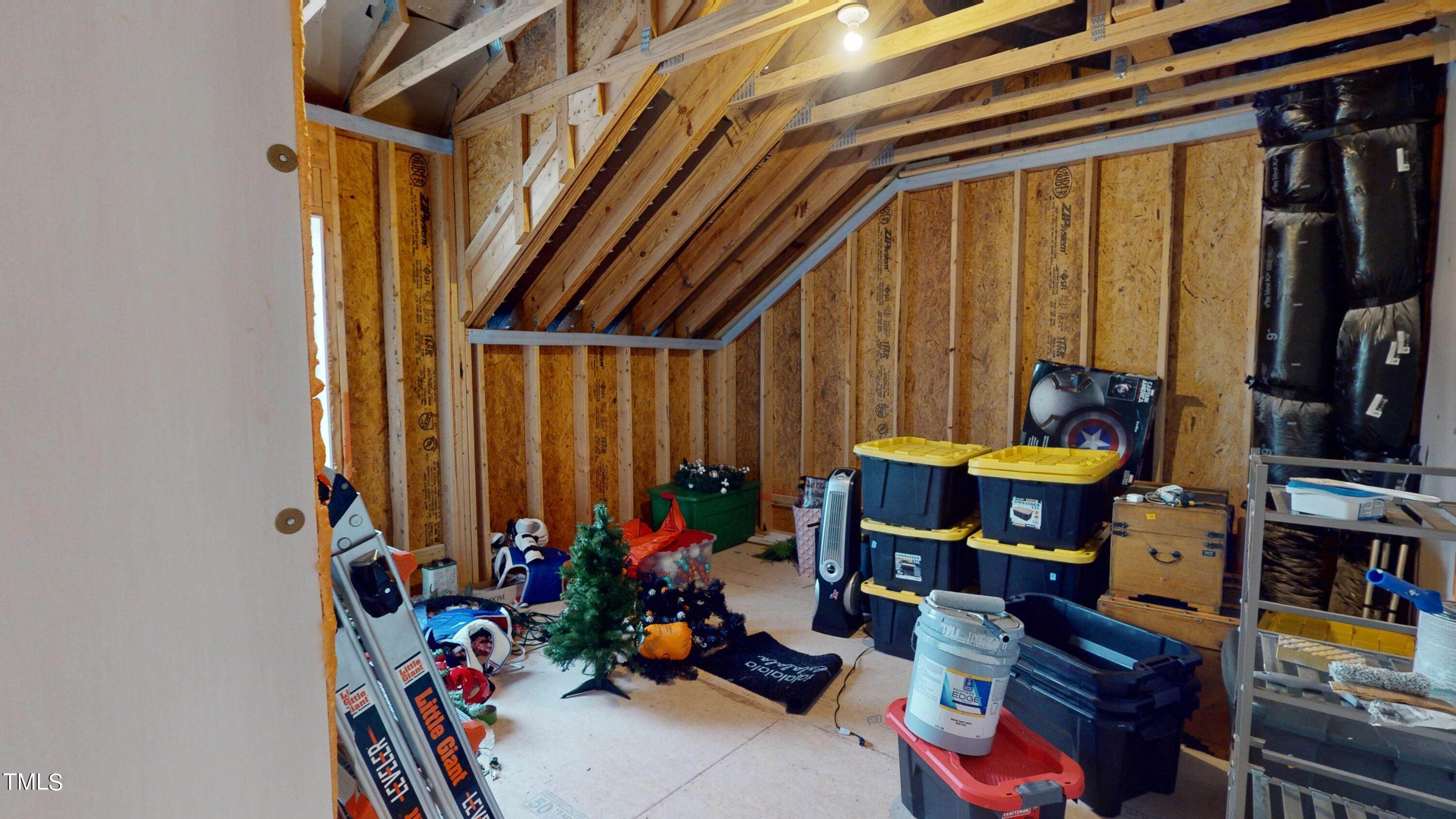 324 Liberty Star Road Wendell, NC 27591 - Photo 37 of 41 324-Liberty-Star-rd-storage attic