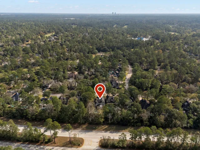 a view of a street with houses
