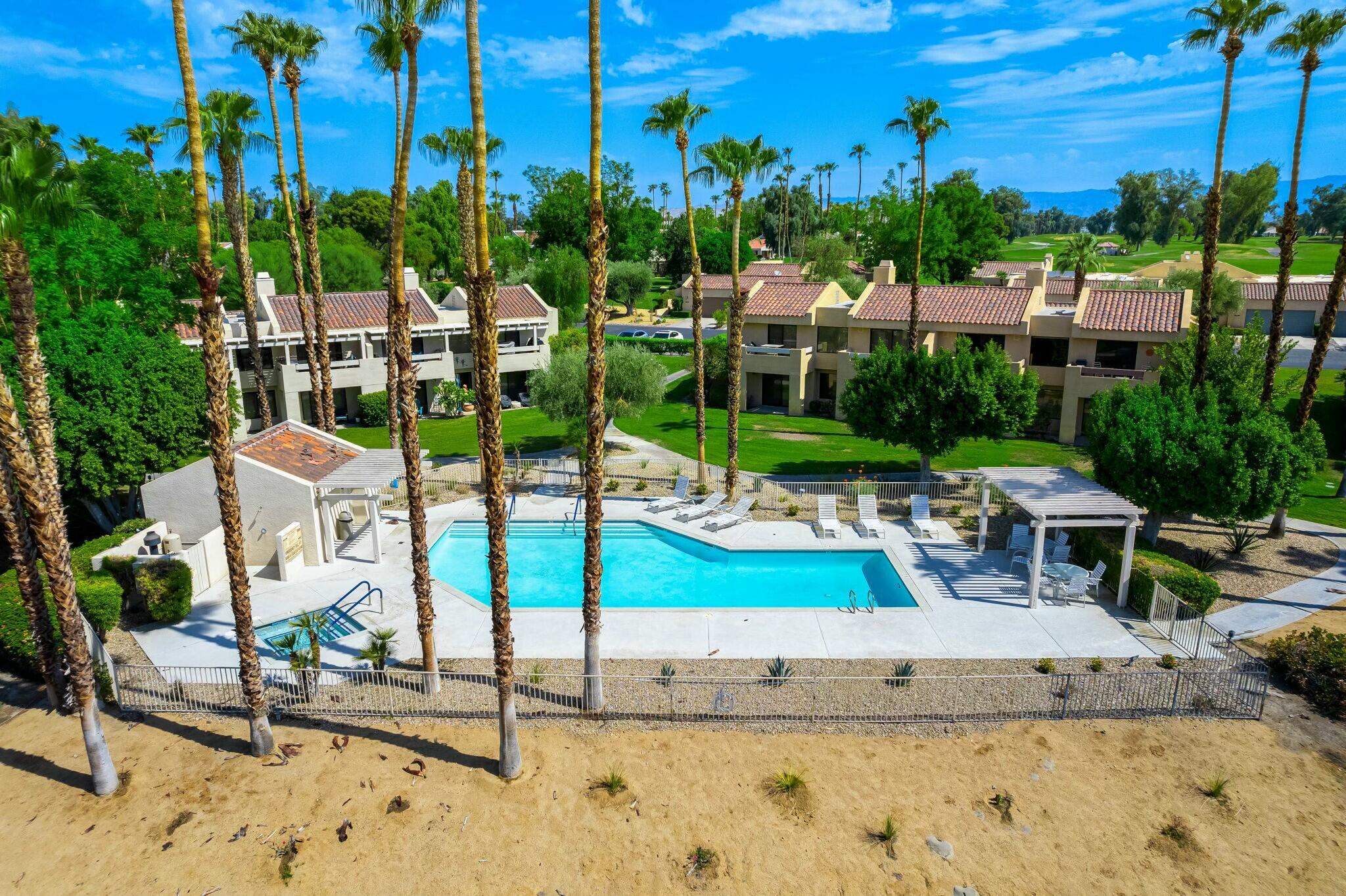 38 Mission Court Rancho Mirage, CA 92270 - Photo 13 of 61 a view of a backyard with a patio
