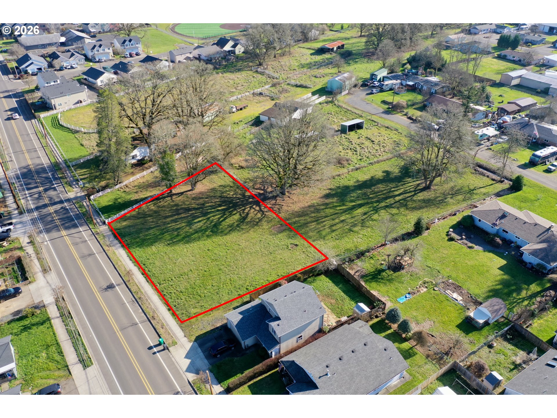 2695 Gable Road St. Helens, OR 97051 - Photo 4 of 8 an aerial view of a tennis ground