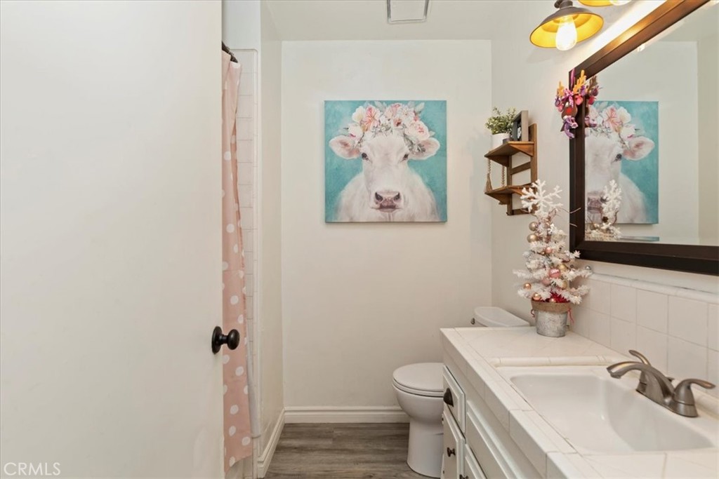1441 Fifth Street Norco, CA 92860 - Photo 25 of 72 a bathroom with a sink toilet and vanity