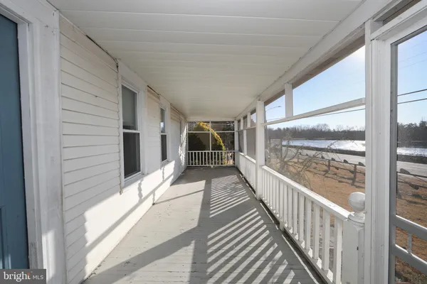 a view of a balcony