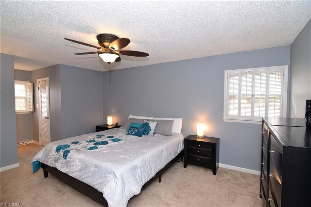 4300 Lormar Road Greensboro, NC 27406 - Photo 14 of 30 Master bedroom has a walk in closet and private bath.