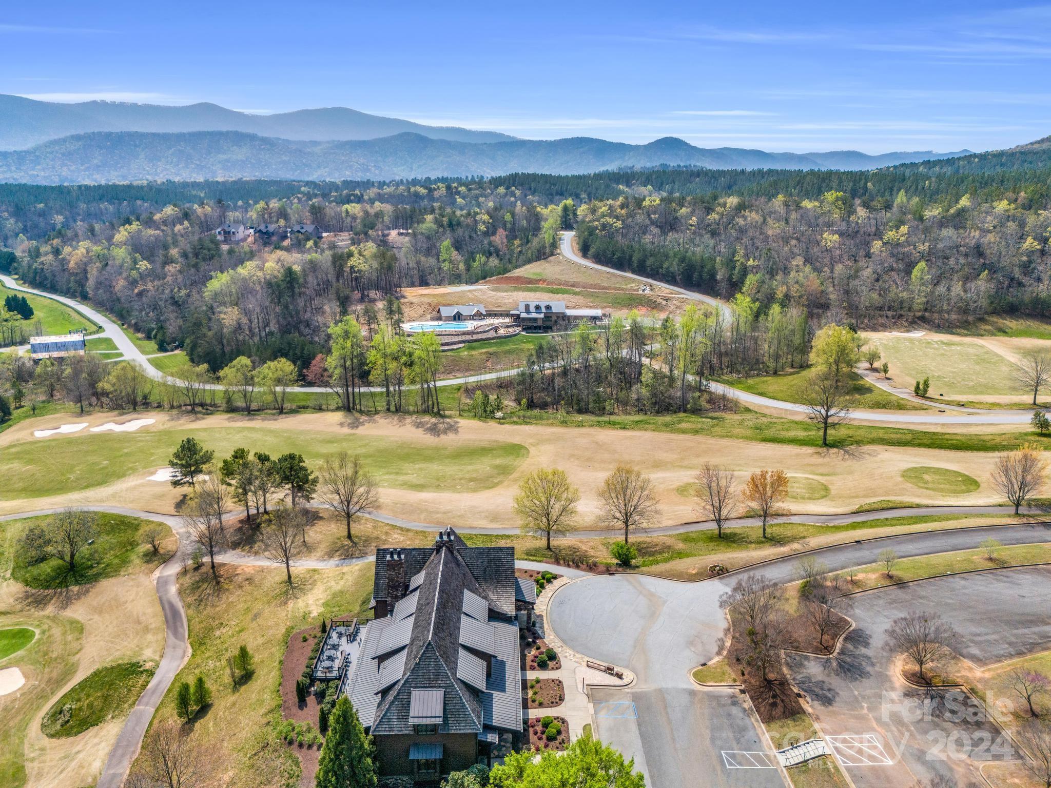 0 Chestertown Drive Mill Spring, NC 28756 - Photo 19 of 34 an aerial view of residential houses with outdoor space and river