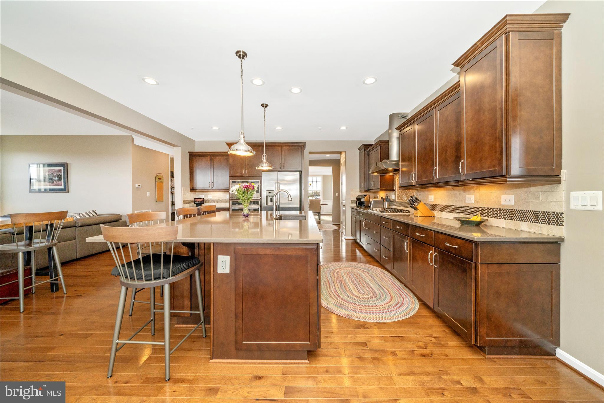 728 Holden Road Frederick, MD 21701 - Photo 16 of 78 Kitchen custom cabinetry with undermount lighting