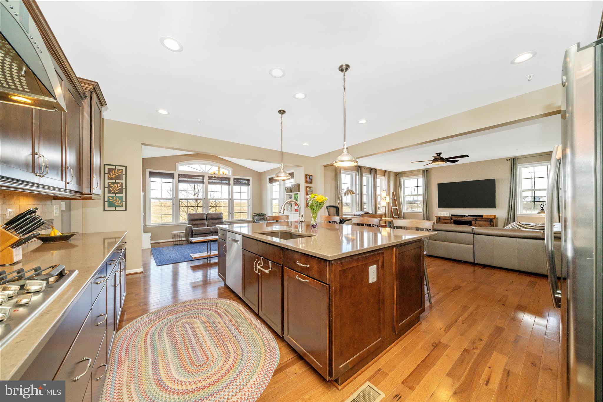 728 Holden Road Frederick, MD 21701 - Photo 18 of 78 Kitchen opens to breakfast/sunroom & great room.