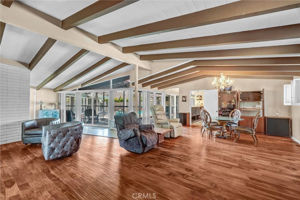 994 North Cleveland Street Orange, CA 92867 - Photo 12 of 53 a living room with fireplace furniture and a large window