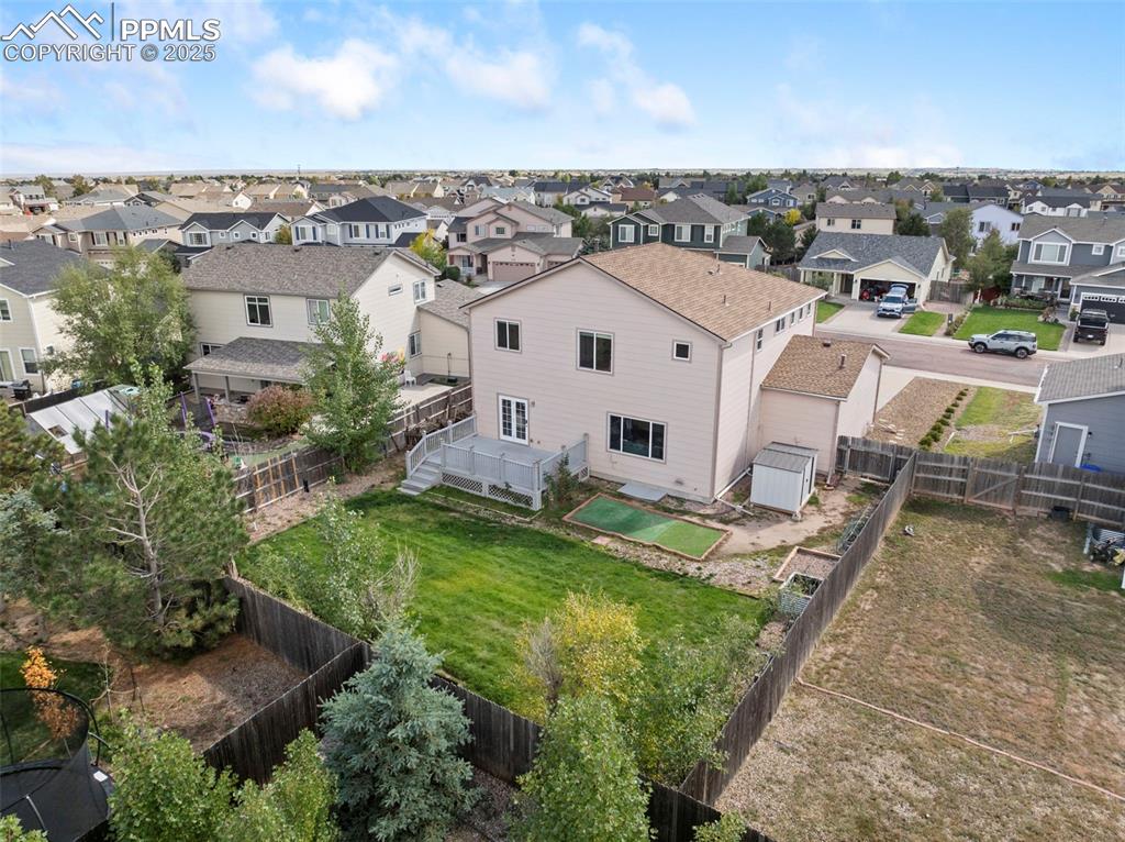 12210 Crystal Downs Road Peyton, CO 80831 - Photo 46 of 50 Aerial perspective of suburban area