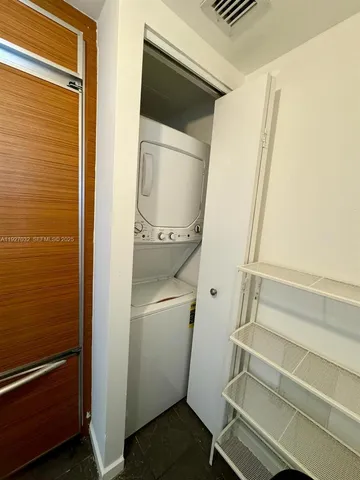 a view of an entryway with furniture