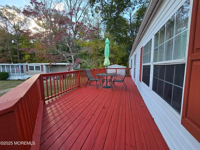 a view of balcony deck and patio