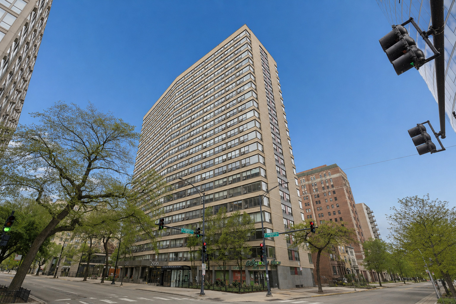 2930 North Sheridan Road, Unit 1301 Chicago, IL 60657 - Photo 1 of 27 a front view of a building