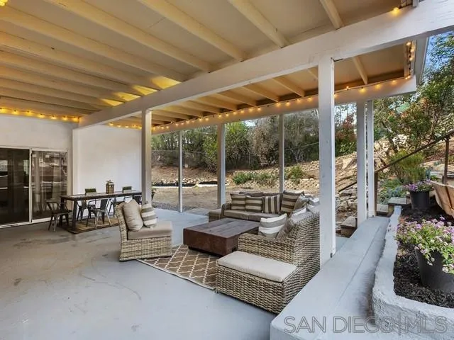 6460 Rainbow Heights Road Fallbrook, CA 92028 - Photo 28 of 38 a outdoor living space with patio furniture and garden view