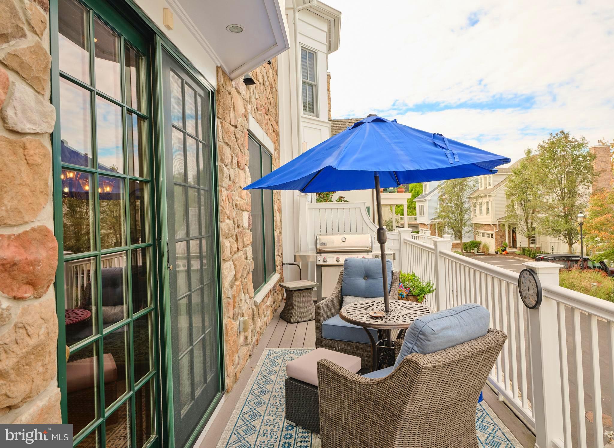36 West Mechanic Street New Hope, PA 18938 - Photo 24 of 26 a view of balcony with couch and outdoor seating